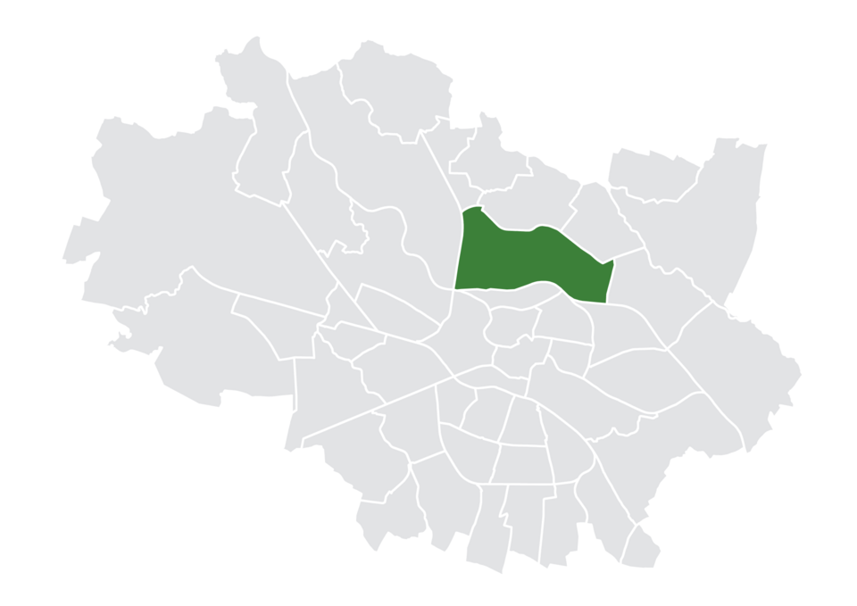 Osiedle Karłowice-Różanka na mapie Wrocławia