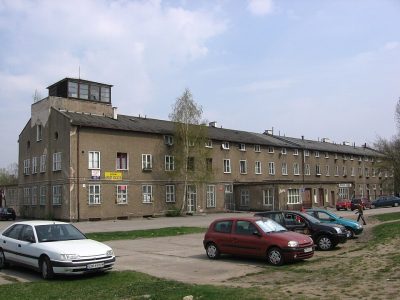 Dawna wieża kontroli lotów lotniska Gądów przy ulicy Szybowcowej